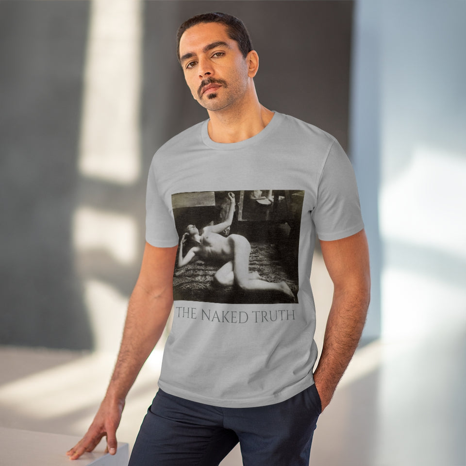 T-shirt homme en coton bio "The Naked Truth"