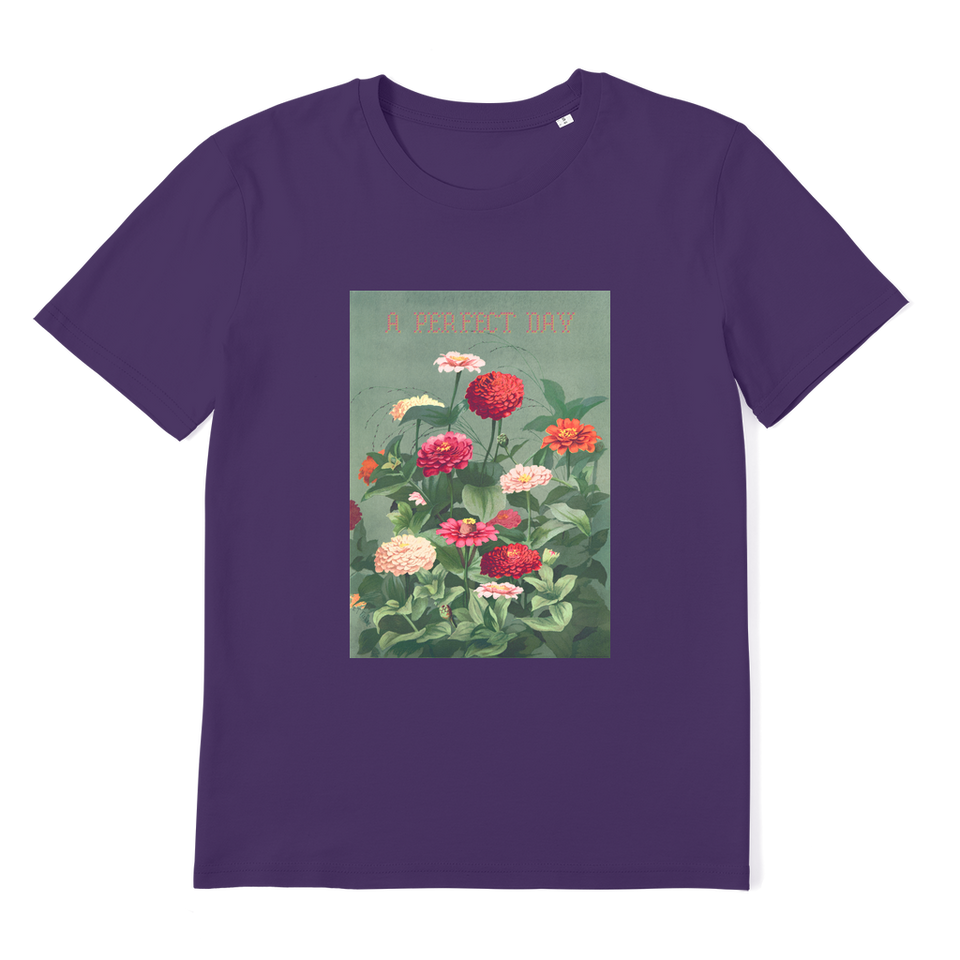 T-Shirt adulte Premium "A perfect day" en coton bio - Manufacture of Emotions