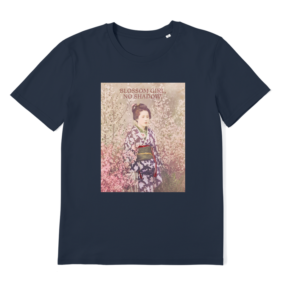 T-Shirt adulte Premium "Blossom Girl, No Shadow"  en coton bio - Manufacture of Emotions