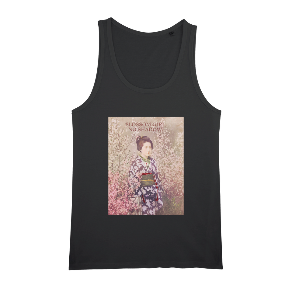 Débardeur en jersey de coton bio"Blossom Girl, No Shadow" - Manufacture of Emotions