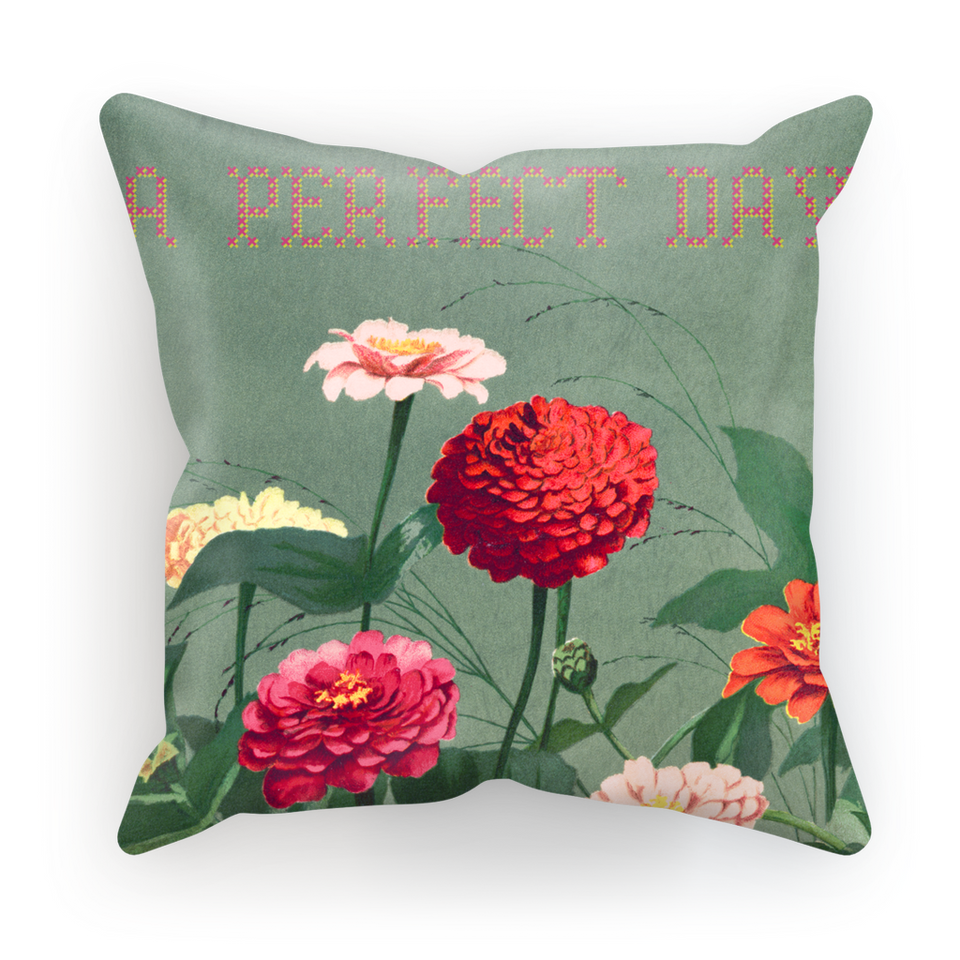 Housse de coussin "A perfect day" - Manufacture of Emotions