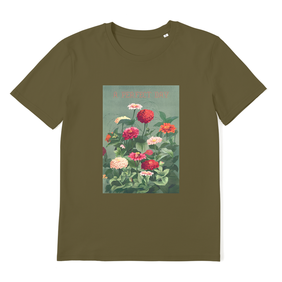 T-Shirt adulte Premium "A perfect day" en coton bio - Manufacture of Emotions