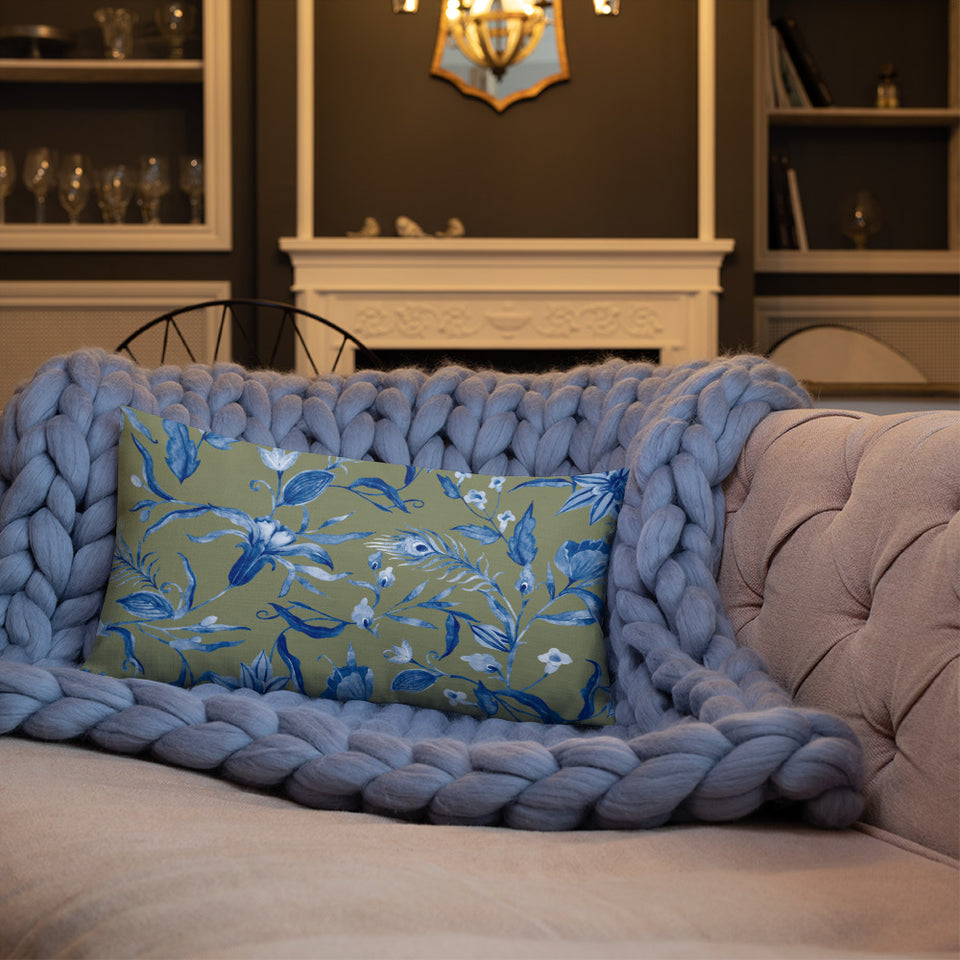 Coussin "Blue mood"