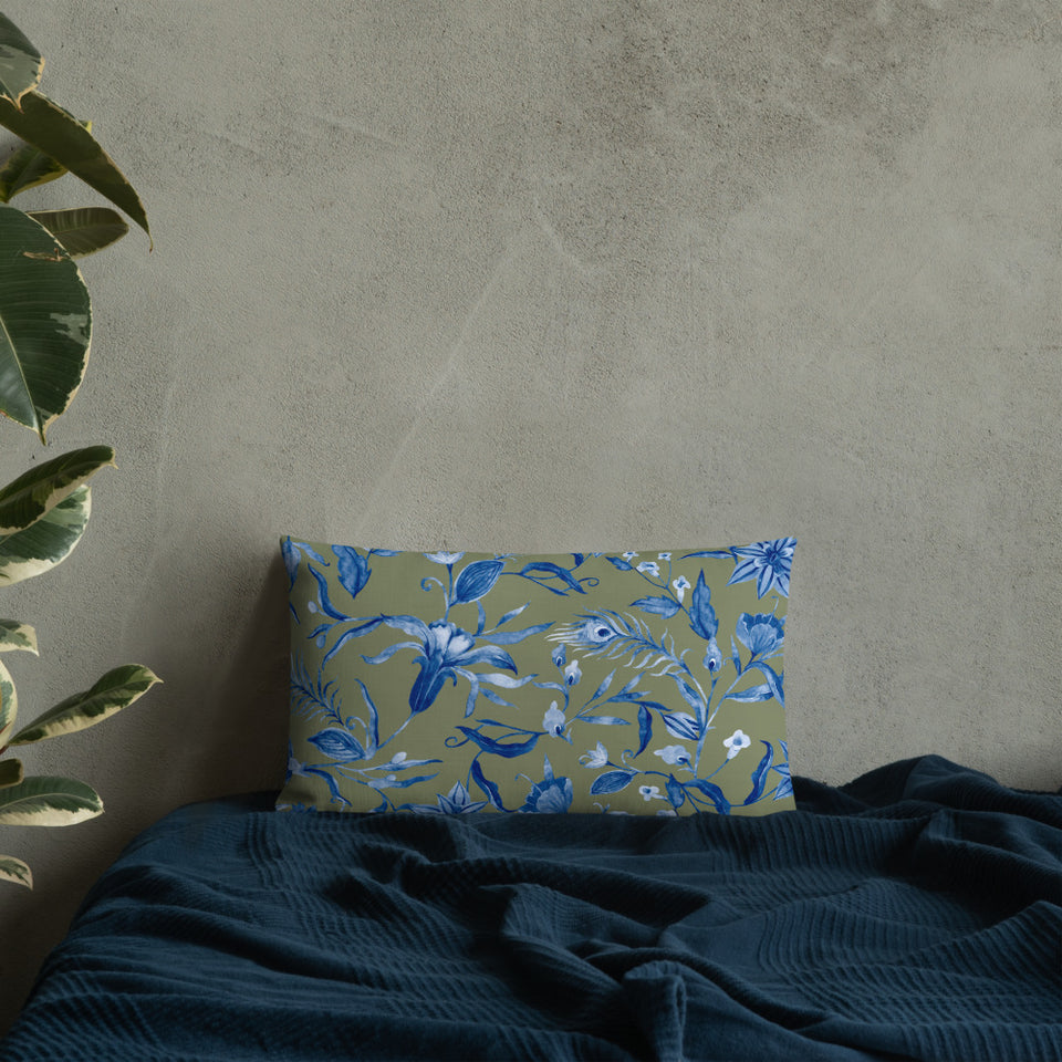 Coussin "Blue mood"