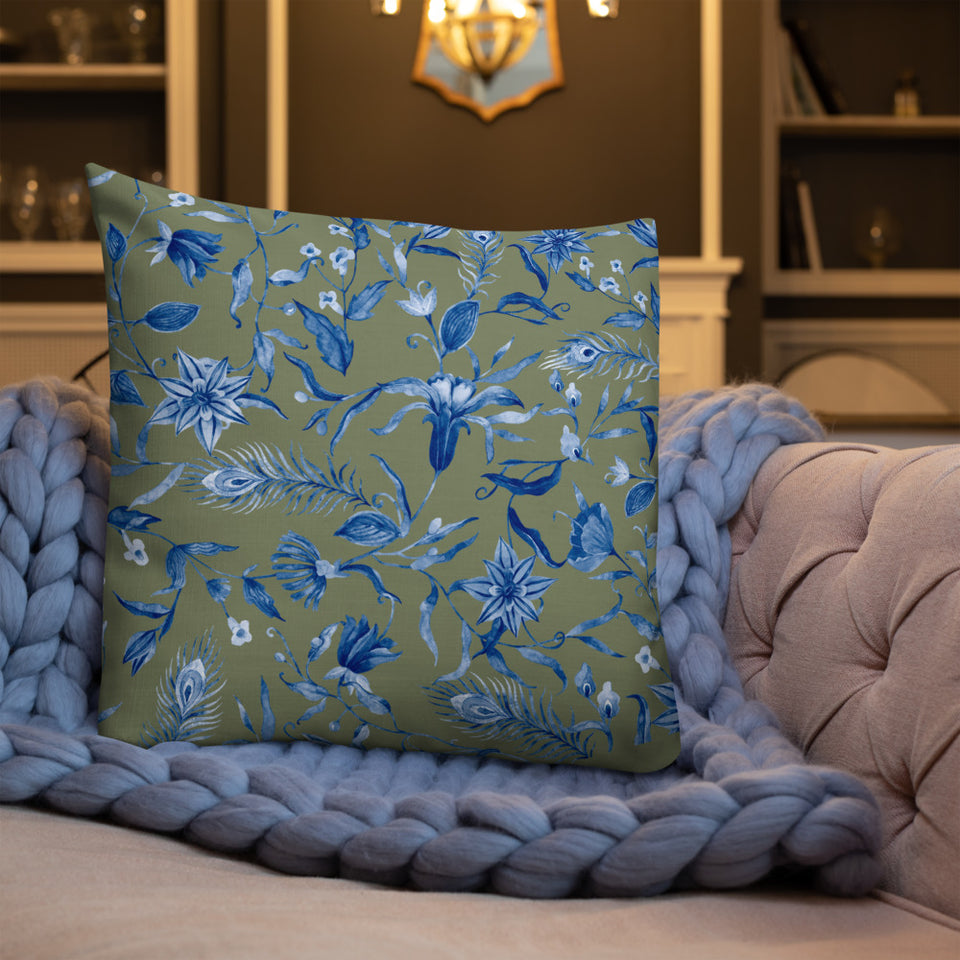 Coussin "Blue mood"