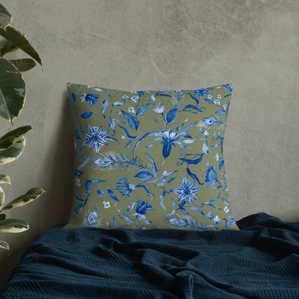 Coussin "Blue mood"