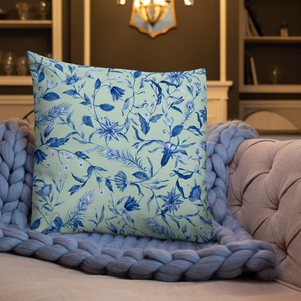 Coussin "Blue mood"