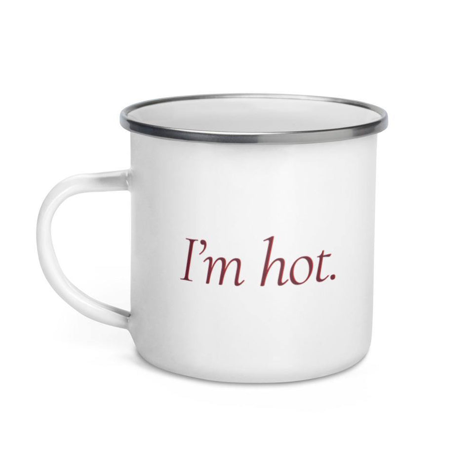 Mug émaillé "I'm hot" - Manufacture of Emotions