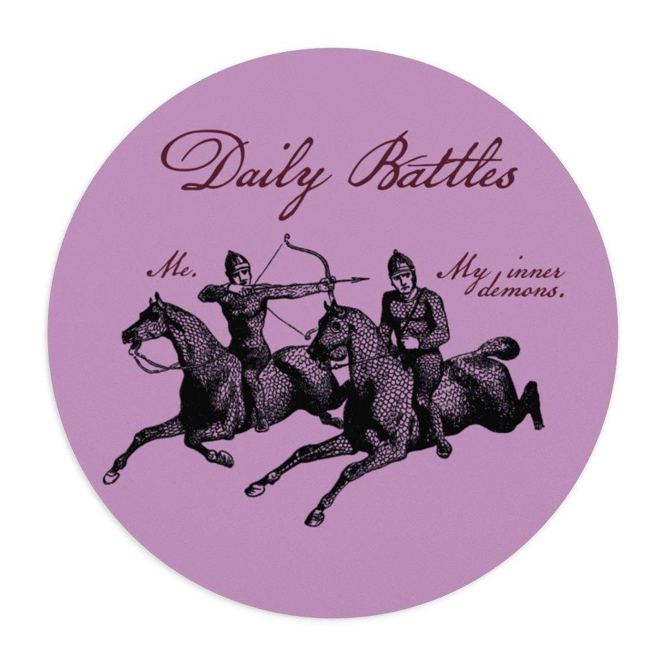 Tapis de souris "Daily Battles" - Manufacture of Emotions