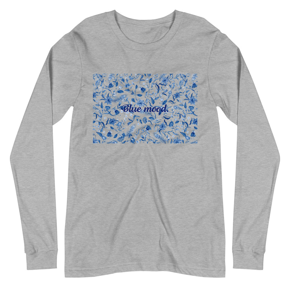 T-shirt Unisexe à Manches Longues "Blue mood"