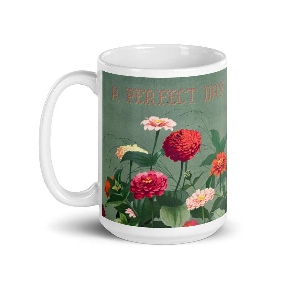 Mug Blanc Brillant "A perfect day" - Manufacture of Emotions