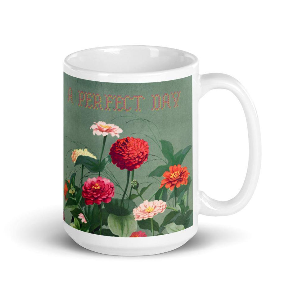 Mug Blanc Brillant "A perfect day" - Manufacture of Emotions